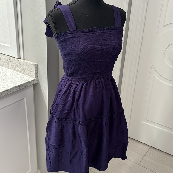 Navy Blue Sundress. Size Small - Picture 3 of 6